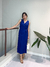 Vestido Linho Íris - Azul na internet