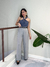 Calça Pantalona Charlote - Cinza na internet