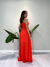 Vestido Chiffon Leticia - Laranja - comprar online