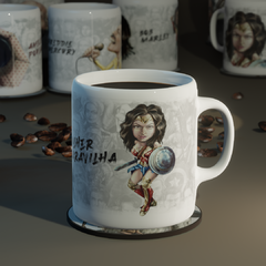 Caneca Exclusiva Mulher Maravilha