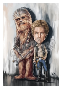 Han Solo e Cheewbacca