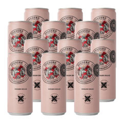 Lata Espumante Cordero con Piel de Lobo Rosado Dulce 12x310ml