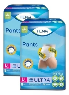 TENA PAÑALES PANTS ULTRA M X 8/ L X 8 - comprar online