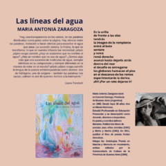 Las líneas del agua, María Antonia Zaragoza - comprar online