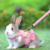 Peitoral Cenourinhas Rosa para coelho - comprar online
