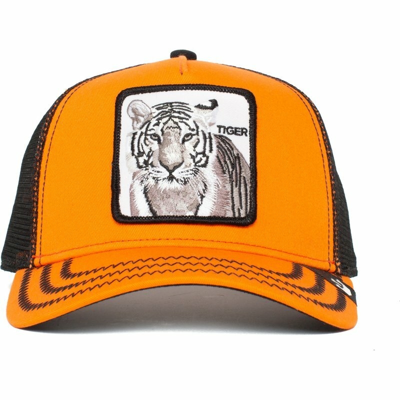 Gorra Goorin Bros TIGRE BLANCO COLOR NARANJA WHITE TIGER ORANGE