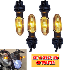 KIT 4 Setas LED CB Twister padrão Original (COMUM)