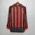 Camisa AC Milan Retrô Home 06/07 Torcedor Manga Longa Adidas Masculina - Vermelho e Preto - comprar online