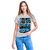Camiseta Feminina Fusca Azul Vw Antigos Volkswagen Dtf