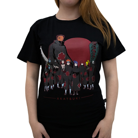 Camiseta Unissex Estampa Akatsuki