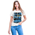 Camiseta Feminina Fusca Azul Vw Antigos Volkswagen Dtf - comprar online