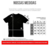 Camiseta Masculina Bateria Paradiddles Instrumentos Musicais Silk-Screen - comprar online