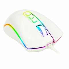 Mouse Gamer Cobra RGB Lunar White - comprar online