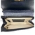 Chloé C Chain Clutch Crocodile Embossed Azul Marinho - comprar online