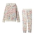 Conjunto Moletom GAP Infantil Bege Floral