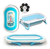 Bañera Plegable Estampada Bebe Love Tapon + Termometro 24 L