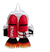 Mochila Prescolar Cohete Espacial Con Correa Love 8433 - comprar online