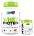 Proteina Whey Star Nutrition 2 Lb + Mtor 270 Gr Sabor Strawberry Cream + Blue Raz