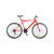 Mountain Bike Futura Techno 026 18 21v Frenos V-brakes Cambios Index Color Rojo Con Pie De Apoyo
