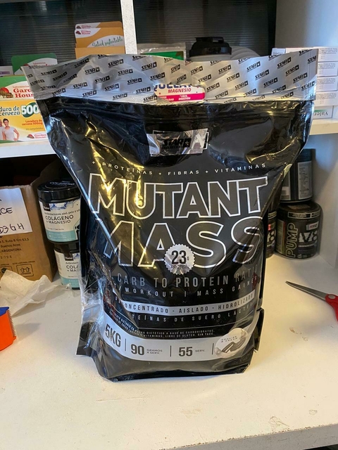 (OUTLET) Mutant Mass 5 Kg Ganador De Masa Muscular Star Nutrition sabor Cookies & Cream