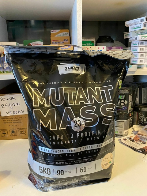 (OUTLET) Mutant Mass 5 Kg Ganador De Masa Muscular Star Nutrition sabor Vainilla