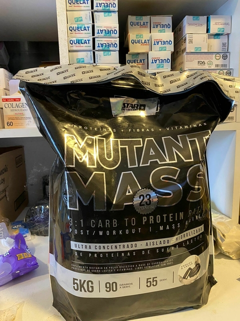(OUTLET) Mutant Mass 5 Kg Ganador De Masa Muscular Star Nutrition sabor Cookies
