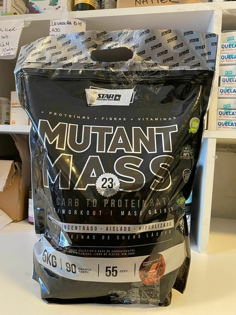 (OUTLET) Mutant Mass 5 Kg Ganador De Masa Muscular Star Nutrition sabor Chocolate