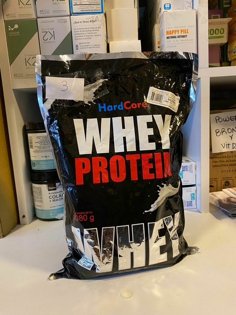 3. (OUTLET) Proteína En Polvo 1kg Hardcore 100% Whey Protein