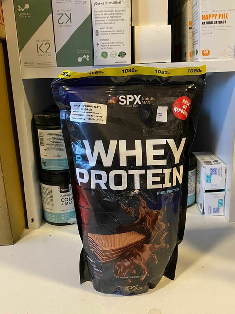 7. (OUTLET) Suplemento En Polvo Spx Nutrition Max 100% Whey Protein Proteína Sabor Chocolate Sachet 1080g