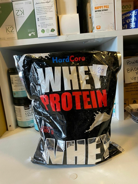 21. (OUTLET) Proteína En Polvo 1kg Hardcore 100% Whey Protein