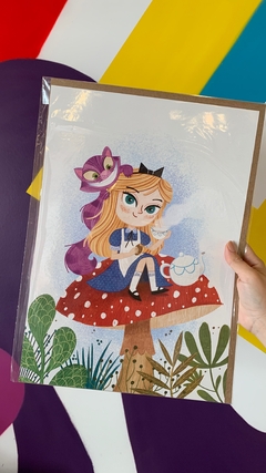 Poster Infantil - Alice no País das Maravilhas (A3)