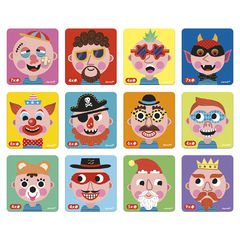 LIVRO MAGNÉTICO CRAZY FACES PERSONAGENS (Janod) - comprar online