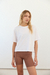 Remera Crop Blanca - comprar online