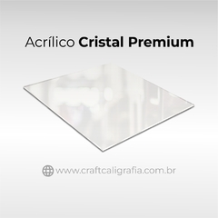Caixa arquivo em Acrílico Cristal - Will - Craft Caligrafia I Serviço de Caligrafia para Convites & Decoração de Parede