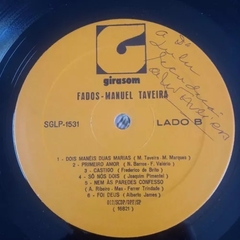 Lp Manuel Taveira - Fados - Girasom - Sebo Casa Laranja