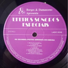 Lp Efeitos Sonoros Especiais - Os Grandes Efeitos Do - Sebo Casa Laranja