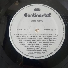 Lp Jane Duboc - Sonhos Com Encarte - loja online