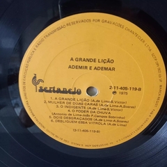 Lp Ademir E Ademar - A Grande Lição - Sebo Casa Laranja