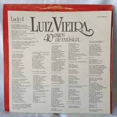 Lp Luiz Vieira - 40 Anos De Música Com Encarte - loja online