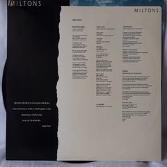 Imagem do Lp Milton Nascimento - Miltons (1988) Com Encarte