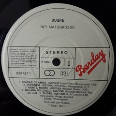 Lp Ney Matogrosso - Bugre (1986) - Com Encarte - loja online