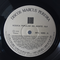 Imagem do LP MÚSICA POPULAR DO NORTE - DISCO 4 (1976) - GRAVADORA MARCUS PEREIRA