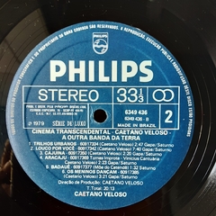 LP CAETANO VELOSO - CINE TRANSCENDENTAL- A OUTRA BANDA DA TERRA (1979) - COM ENCARTE
