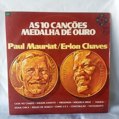 Lp Paul Mauriat / Erlon Chaves - As 10 canções medalhas 1