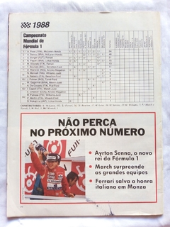 REVISTA HISTÓRIA DA FÓRMULA 1 - N°1 3 ANOS DE EMOÇÃO: DE 1988 A 1990 - comprar online