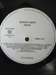 LP Biafra - Infinito amor com encarte - Sebo Casa Laranja