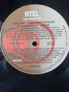 LP Sargentelli - Oba Oba - Sebo Casa Laranja