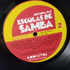 LP História das Escolas de Samba vol.2 - Sebo Casa Laranja