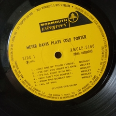 Lp Meyer Davis plays Cole Porter - Sebo Casa Laranja