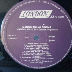 Lp Mantovani E Sua Orquestra - Mantovani no cinema na internet